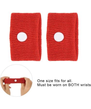 Buy Lantro JS Acupressure Bracelet for Nausea Relief - Anti-Seasickness & Anti-Nausea Travel Solution - Safe for Kids & Adults (Red) - Buy Online on GoSupps.com