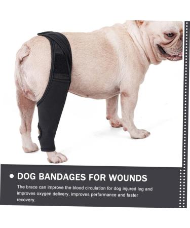 CORHAD Pet Injury Knee Puppy Brace Elbow and Knee Pads Dog Knee Cover Butter Care L As Shown - Buy Online on GoSupps.com
