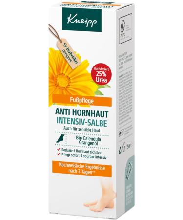 Kneipp Intensive Callus Balm - Visibly reduces calluses - Also suitable for sensitive skin - Highly dosed - 25% urea - 75 ml - Buy Online on GoSupps.com