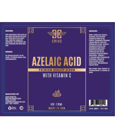 Buy Azelaic Acid Serum 6 oz - Brighten Skin & Reduce Blemishes | International Shipping Available - Buy Online on GoSupps.com