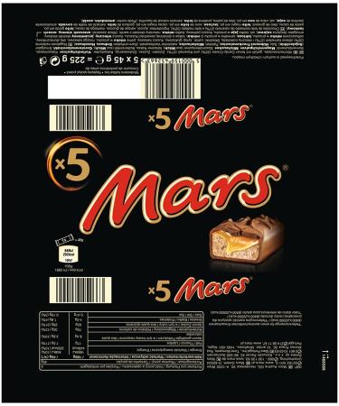 Buy Mars Chocolate Bar (Pack of 2) - Delicious Caramel & Chocolate Treats - 225g Each - International Shipping Available - Buy Online on GoSupps.com