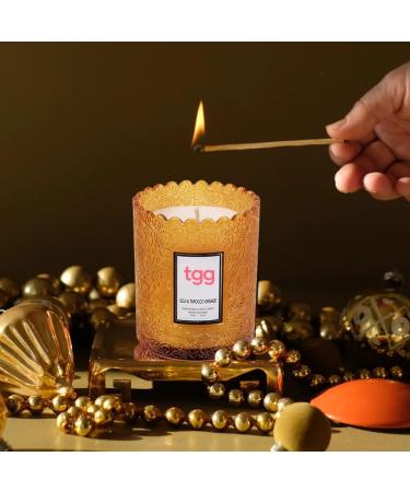 Smokeless Aromatherapy Candle - Natural Wax Black Truffle & Sandalwood | Durable Home Decor & Fragrance - Buy Online on GoSupps.com
