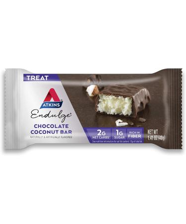 Atkins Endulge Chocolate Coconut Bar - Keto-Friendly, 10 Count (Pack of 6) - Buy Online on GoSupps.com