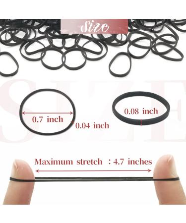 Dreamlover 1500 Small Black Hair Ties for Baby Girls & Toddlers - Elastic Hair Bands - Buy Online on GoSupps.com