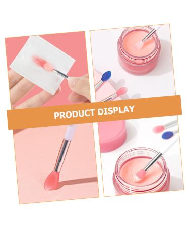 24pcs Translucent Lip Balm & Makeup Brush Set - Silicone Lip Applicator Wands for Lip Gloss Tint & Mask - Portable Beauty Tools for Flawless Lips - Buy Online on GoSupps.com