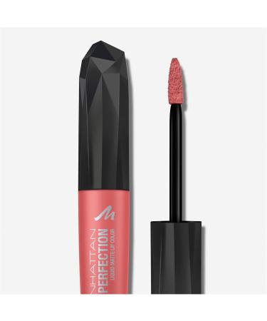  Manhattan Manhattan Lasting Perfection Matte Liquid Lipstick Colour 350 Coral Sass Ultra Matte 7 ml - Buy Online on GoSupps.com