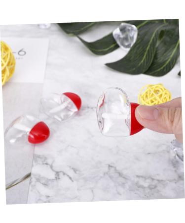 Lot de 5 Set de Tubes de Gloss L vres en Plastique Transparent Forme C ur Rechargeables et L gers pour Voyage et Maquillage Portable Flacons Vides D tachables Faciles - Buy Online on GoSupps.com