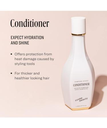 Cuvee Conditioner - 10 fl oz | Softens Strengthens Hydrates & Protects Hair | Hyaluronic Acid Champagne & Resveratrol | Color Safe Formula for All Hair Types - Buy Online on GoSupps.com