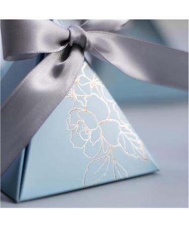 Candy Box Triangular Tower Candy Box Wedding Supplies Andes Candy Bags Guest Decoration Baby Shower Supplies (20 Pcs) (Color : Gold) (Size : Sky Blue) - Buy Online on GoSupps.com