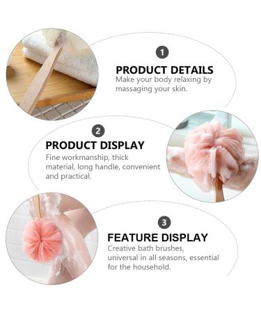 2nd Bathing Brush with Long Handle | Luffa Back Brush & Shower Sponge for Body Care - Buy Online on GoSupps.com