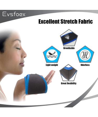 Evsfoex Anti Snoring Chin Strap for CPAP Users & Mouth Snorers - Snoring Solution Sleep Aid for Men and Women - Blue - Buy Online on GoSupps.com