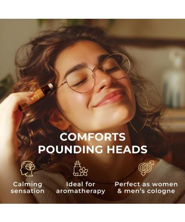 Migraine Manager & Headache Relief Essential Oil Roll On Set - Aromatherapy GradeEssential Oils Set - 2x10ml - Gya Labs - Buy Online on GoSupps.com