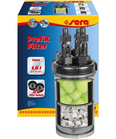 Sera Prefix Filter Bundle - Biofilter & Quick Filter for Aquariums | Sibiborax 15mm 1000ml Organic Filter - International Shipping Available - Buy Online on GoSupps.com