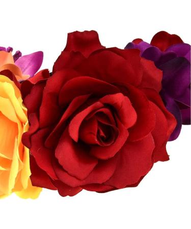 Mexican Flower Crown Headband Halloween Party Flower Headband Halloween Costume Cosplay Headpiece Hair Accessories - Buy Online on GoSupps.com
