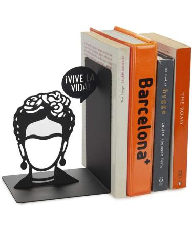 Buy Balvi Frida Bookend - Black Decorative Figure 17 cm | Stylish Iron Book Holder for International Shipping - Buy Online on GoSupps.com