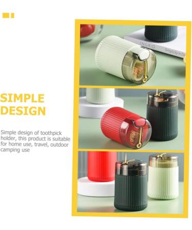 Buy Hemoton 6-Piece Toothpick Holder Set - Modern Glass Toothpick Container for Home & Restaurant - Automatic Storage Solution - Buy Online on GoSupps.com