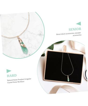 CALLARON 1pc Crystal Rough Necklace Necklaces Rhinestone Choker Necklace Fashion Neck Pendant Grace Decorate - Buy Online on GoSupps.com