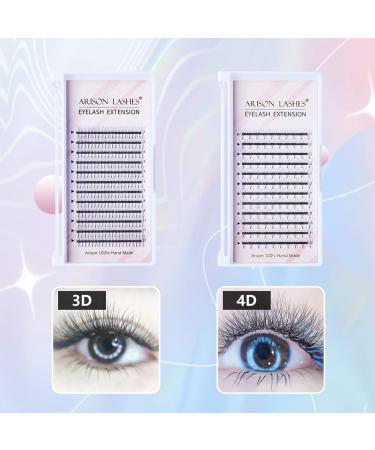 Shop 4D Russian Volume Eyelashes - D Curl 0.07mm Finish for Ultimate Eyelash Extensions | International Shipping Available - Buy Online on GoSupps.com