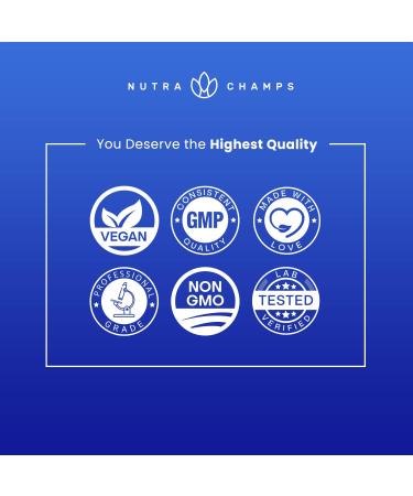 NutraChamps Calm Gummies, Stress Gummies Supplement with Ashwagandha, L-Theanine, GABA, Vitamin B6 & Lemon Balm, 90 Gummies (Pack of 2) 90 Count (Pack of 2) - Buy Online on GoSupps.com