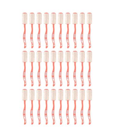 30th childbirth toothbrush toothbrush tools for oral care security tongue brush mouth cleaning pencil mouth cleaner gauze cleaning rod detergent baby pp white