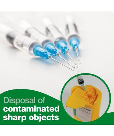 Safety First Aid Q2816 HypaClean Sharps Bin (0.25 Litre) - Buy Online on GoSupps.com