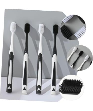 Soft Fur Toothbrush Set - 4 Pairs Travel-friendly Daily Toothbrushes | TPE Supplies for Optimal Oral Care - Buy Online on GoSupps.com