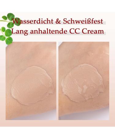 EONFAVE CC Cream Red Correct CC cream against redness with Centella Asiatica Korean Make Up Fondation with SPF 25 Full Cover Concealer with soothing effect for naturally even skin types - Buy Online on GoSupps.com