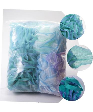 Holibanna 4pcs Bath Loofah Shower Sponge Set | Exfoliating Body Wash Scrubber | Compact & Portable Bathing Balls - Buy Online on GoSupps.com