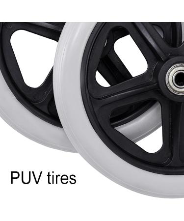 furniture component 6/7 Inch Wheelchair Walker Replacement Wheels Anti-Slip Rubber Single-Wheel Steering Wheelchair Front Caster Rollator (Color : Zwart Size : 6in) 6in Black - Buy Online on GoSupps.com