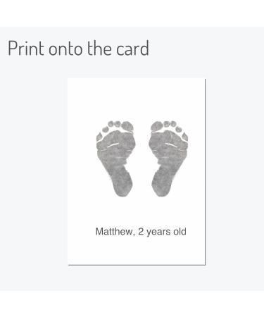 BUSHBABY Inkless Handprint and Footprint Kit - Baby & Pet Paw Print Keepsake - Newborn Essential Baby Gift - Unisex Baby Shower Present - New Mum Must-Have - Silver Wipe Included - Buy Online on GoSupps.com
