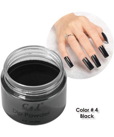 C & I Dipping Powder Color No.004 Black Builder Color System - Buy Online on GoSupps.com