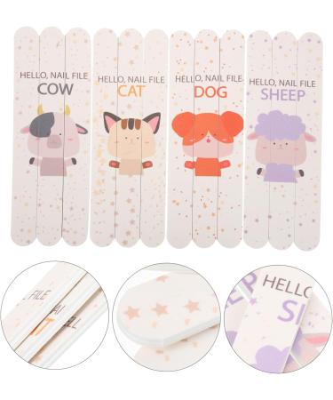 FRCOLOR 24 Pieces Cuticle Knife Toenail Clippers Fingernail Clippers Nail Scissors Nail Files Tool Nail Care Files Double-Sided Nail Buffer Cute Buffer Block Suite EVA Sandpaper - Buy Online on GoSupps.com