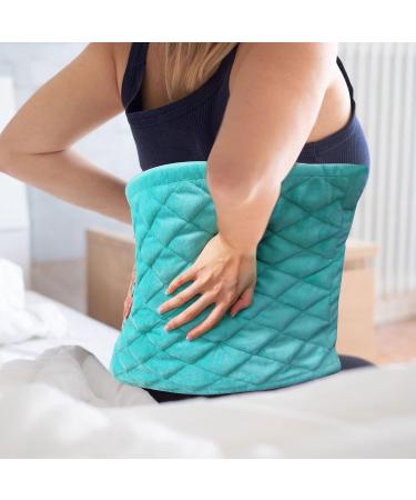 GOQOTOMO Full Weighted Electric Heating Pad 12x24 - Fast-Heating Pain Relief for Back, Waist, Abdomen, Shoulder, Neck - Auto-Shut Hot Pad with 2.2 lb Weighted Beads (Green) - Buy Online on GoSupps.com