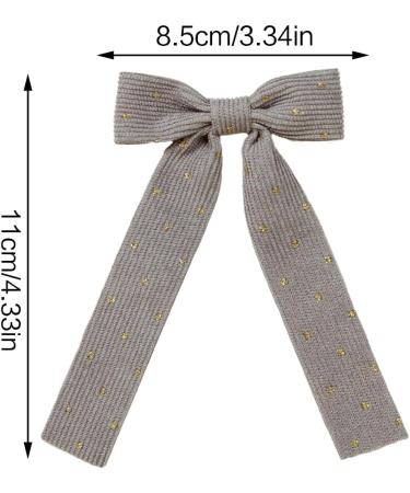 Limtula Corduroy knot Hair Clip Sweet Girl Ballet Hairpin Women Hair Styling Accessories for Thin Hair Korean Style Headdress Beige - Buy Online on GoSupps.com