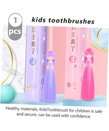 Doitool Children's Toothbrush Set - Ergonomic Manual Nylon Toothbrushes for Kids | 4 Pack Disposable Brightening Tooth Cleaning Tools - Buy Online on GoSupps.com