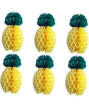 ABOOFAN Hive 12 Pcs Fruit Decor Hawaiian Decor Honeycomb Decor Party Decor Honeycomb Pineapple Alien Pineapple Decor - Buy Online on GoSupps.com