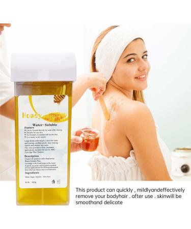 1 Honey Wax Cartridge With 50 Paper Waxing Strips Kit Sugar Cartridges Warm Paste Pack ROLL-ON Hot Wax Roller Hair Removal Depilatory 100ml Waxing Hot Rolling Soft Gentle Remover - Buy Online on GoSupps.com