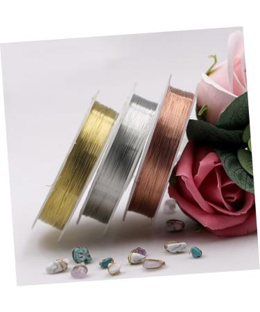 minkissy Nail Decoration Line Wire for Jewelry Making Nail Art Decoration Line Upholstery Thread Nail Accessories Jewels for Crafts Copper Wire Copper Wire for Accessories Manicure Supplies - Buy Online on GoSupps.com
