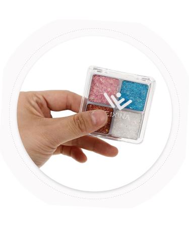 Healeved 10 Pcs Glitter Eye Makeup Eye Shadows Eye Shadow for Women Glitter Eyeshadow Palette Eye Glitter Assorted Colorx5pcs 6.00X6.00X1.00CMx5pcs - Buy Online on GoSupps.com