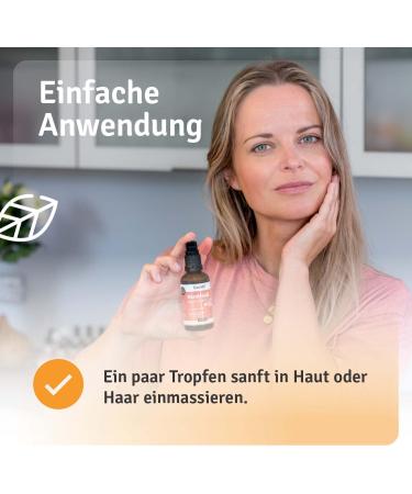 Casida Carrot Oil 50 ml skin & hair naturally pure mixture of carrot seed oil and carrot root extract natural care & selftanning vegan - Buy Online on GoSupps.com