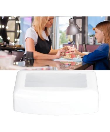 Portable ABS Makeup Tool Cleaning Box with Separate Filter Layer Convenient for Nail and Jewelry Cleaning (White) - Buy Online on GoSupps.com