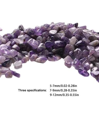 Violotoris Amethyst Crystal Stone 300g 5-12 mm Glass Pebbles for Vases for Jewelry Bracelet Necklace Making DIY Crafting - Buy Online on GoSupps.com