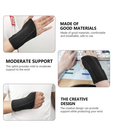 Buy Healifty Sports Wrist Brace - Breathable Night Splint & Support for Wrist Sprains | Adjustable Stability Belt - Best for Athletes & Recovery - 19.5x18cm Black - Buy Online on GoSupps.com