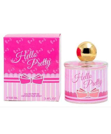 Hello Pretty Women's Fragrance Eau de Parfum Vaporisateur Spray. 3.4 Fl. Oz Floral Fruity fragrance for women.