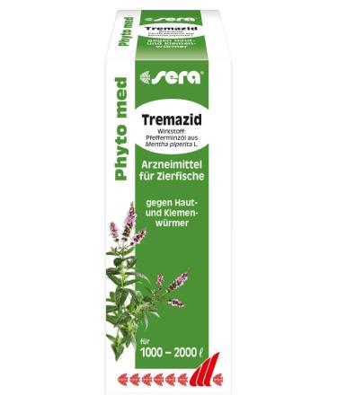 sera Phyto med Tremazid 100 ml - Herbal water conditioner against skin and gill worms