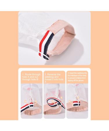 Suction-Stop Gloves for Babies & Toddlers | Soft Mesh Silicone Finger Protection - Prevent Finger Sucking - Buy Online on GoSupps.com