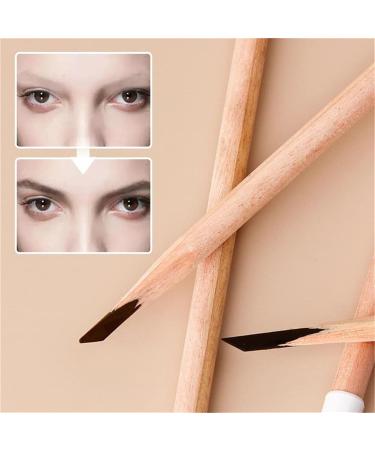 Waterproof Wooden Eyebrow Pencil Non-smudging Eyebrow Pencil Wooden Machete Eyebrow Pencil Waterproof Non-smudging Eyebrow Pencil Long Lasting Brow (Brown*2PCS) - Buy Online on GoSupps.com