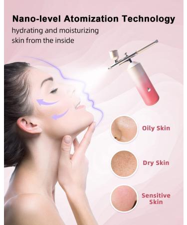 Portable Cordless Airbrush Kit for Makeup & Skin Rejuvenation | Rechargeable Beauty Airbrush with 0.3mm Nozzle & Compressor | 23psi Spray Gun for Salon Use | Lady's Gift Idea - Buy Online on GoSupps.com