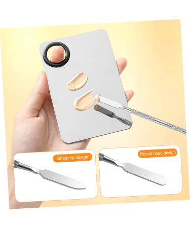 Mikinona Essential Makeup Blending Tool Stainless Steel Rod For Foundation Pigments Stylish Silver - Buy Online on GoSupps.com