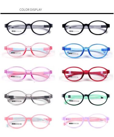 Buy QYAJS Flexible TR90 Eyeglasses Frame for Kids | Safe One-Piece Optical Glasses for Children Age 3-5 - Buy Online on GoSupps.com
